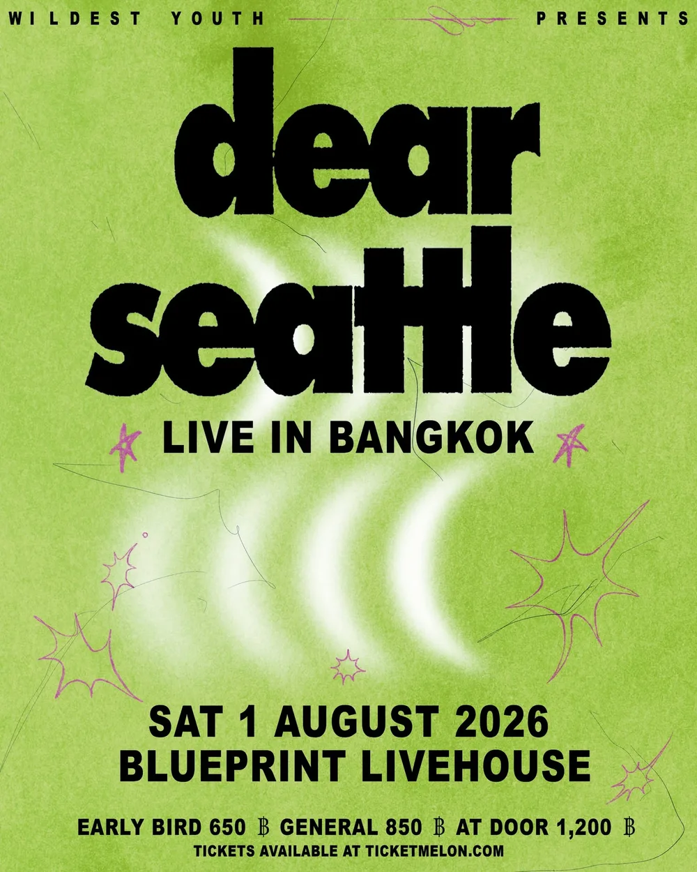 Dear Seattle live in Bangkok poster