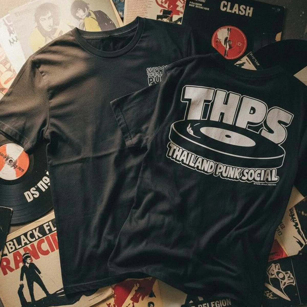 THPS FAT TEE black T-shirt